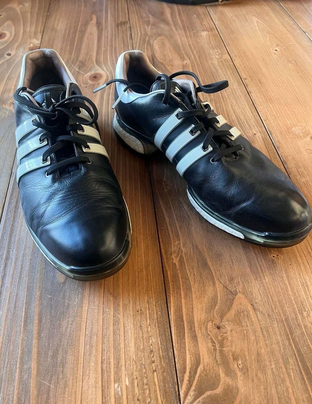 Adidas Tour360 Boost Golf Shoes Black/White Size 11